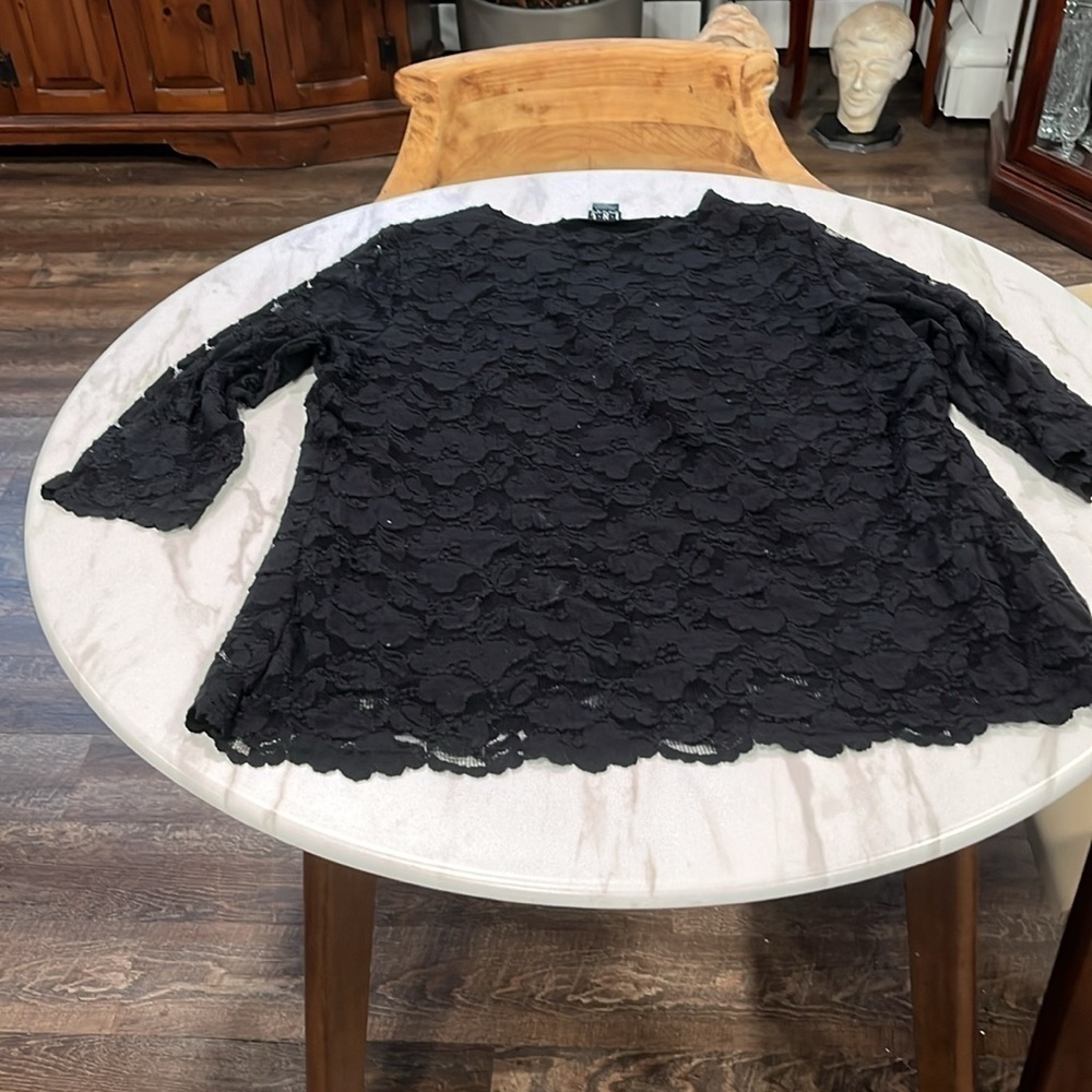 I N C International Concepts Woman Lace Blouse - Picture 4 of 4